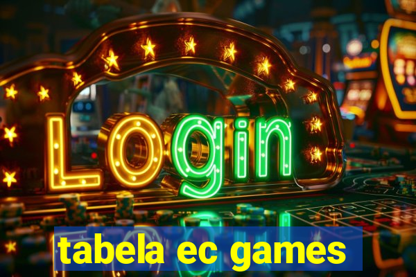 tabela ec games